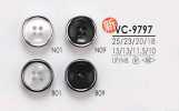 VC9797 Cúc Chân Vít Nấm Giả Vỏ Trai/sò Dùng Cho Nhuộm Màu