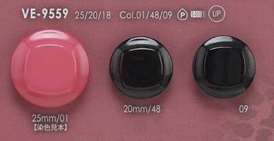 VE9559 Cúc Chân ống Bằng Nhựa Resin Polyester