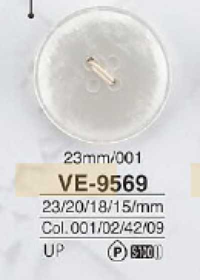 VE9569 Cúc 4 Lỗ Mặt Làm Từ Nhựa Polyester Resin