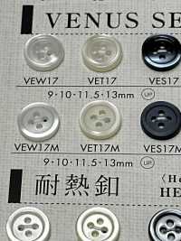 VEW17M NÚT DAIYA Cúc Polyester Giống Vỏ Trai/sò/xà Cừ DAIYA BUTTON Ảnh phụ