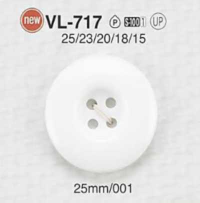 VL717 Cúc 4 Lỗ Bằng Nhựa Polyester