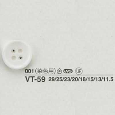 VT59 Cúc 4 Lỗ Làm Từ Nhựa Resin Polyester