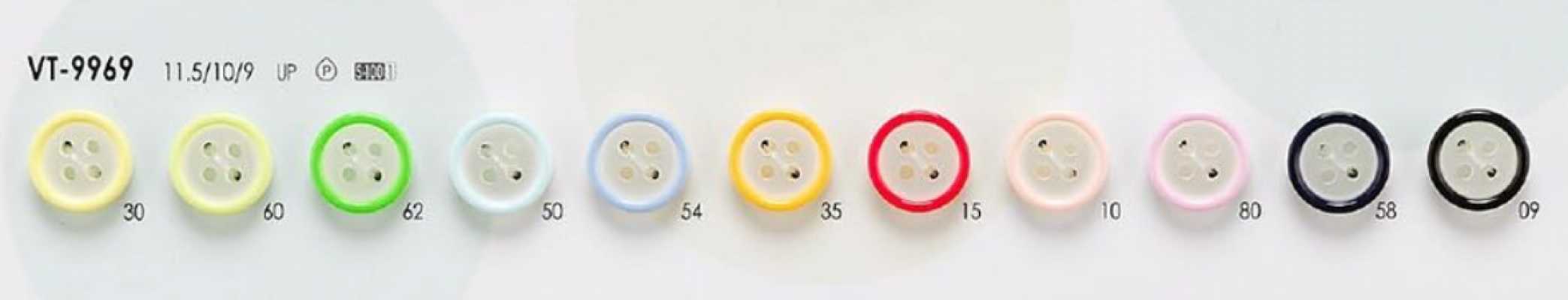 VT9969 Cúc Màu Sắc Dùng Cho áo Sơ Mi, áo Polo, Trang Phục Nhẹ