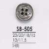 SB505 Cúc 4 Lỗ Làm Từ Ngọc Trai đen