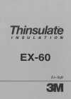 EX60 3m ™ Thinsulate ™ Ex-Soft 60g / M 2