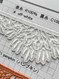 25006 Ren / Đăng Ten Hóa Chất Chiều Rộng Hẹp Kyowa Lace Ảnh phụ