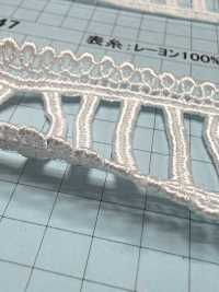 25047 Ren / Đăng Ten Hóa Học Chiều Rộng Hẹp Kyowa Lace Ảnh phụ