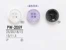 PW2059 Cúc áo Sơ Mi Dùng để Nhuộm