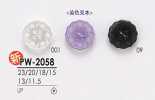 PW2058 Cúc áo Sơ Mi Dùng Cho Nhuộm đen