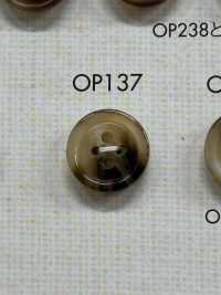 OP137 Cúc Polyester 4 Lỗ Bóng Như Lông Trâu DAIYA BUTTON Ảnh phụ