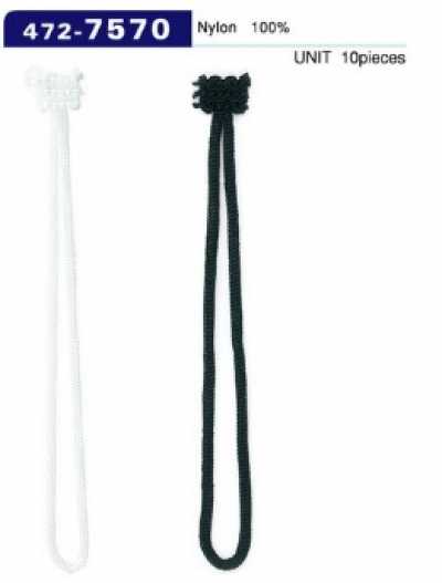 472-7570 Dây cài khuy kiểu lilian, tổng chiều dài 83mm (10 chiếc)