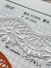 25137 Ren / Đăng Ten Hóa Học Chiều Rộng Hẹp Kyowa Lace Ảnh phụ