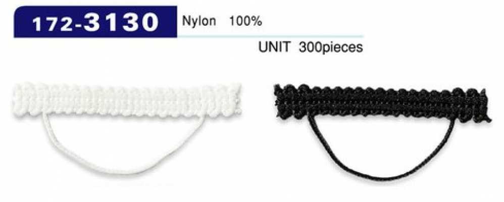 172-3130 Dây Cài Khuy Kiểu Dây Bện, Dạng Ngang Dài 45mm (Số Lượng 300)