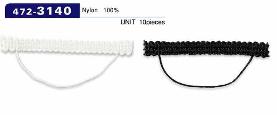 472-3140 Dây Cài Khuy Kiểu Dây Bện, Dạng Ngang 56mm (Số Lượng 10)