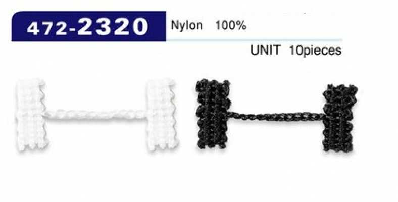 472-2320 Dây Cài Khuy Chặn Vải Lót, Loại Dây Xích, Tổng Chiều Dài 33mm (Số Lượng 10)