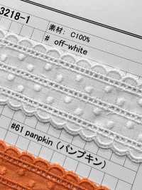 23218-1 Chất Liệu Cotton Ren / Đăng Ten Mịn Kyowa Lace Ảnh phụ