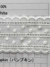 23218-1 Chất Liệu Cotton Ren / Đăng Ten Mịn Kyowa Lace Ảnh phụ