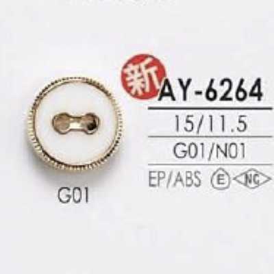 AY6264 Cúc 2 Lỗ Mặt Trước Làm Từ Nhựa Epoxy/nhựa ABS