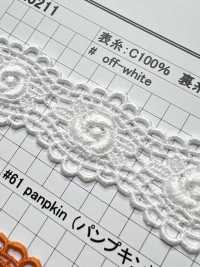 25211 Ren / Đăng Ten Hóa Học Chiều Rộng Hẹp Kyowa Lace Ảnh phụ