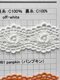 25211 Ren / Đăng Ten Hóa Học Chiều Rộng Hẹp Kyowa Lace Ảnh phụ