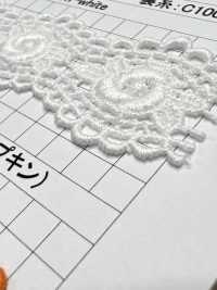 25211 Ren / Đăng Ten Hóa Học Chiều Rộng Hẹp Kyowa Lace Ảnh phụ
