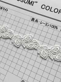 25237 Ren / Đăng Ten Hóa Học Chiều Rộng Hẹp Kyowa Lace Ảnh phụ