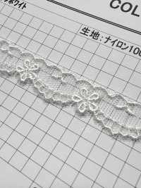 24290 Ren / Đăng Ten Vải Tuyn Hẹp Kyowa Lace Ảnh phụ