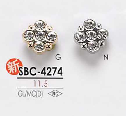 SBC4274 Cúc đá Pha Lê