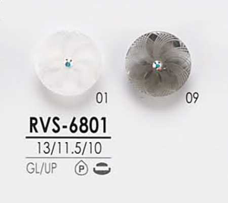 RVS6801 Cúc đá Pha Lê Kiểu Pin Curl Dùng Cho Nhuộm