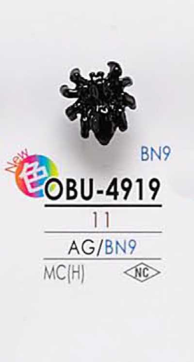 OBU4919 Cúc Kim Loại Hình Côn Trùng