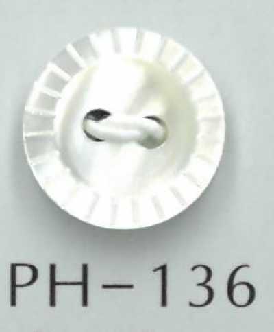 PH136 Cúc Vỏ Trai 2 Lỗ Khía