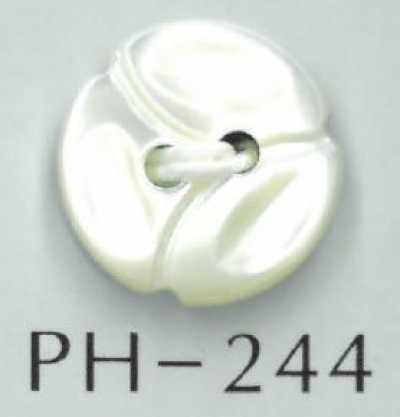 PH244 Cúc Vỏ Trai Hình Hoa 2 Lỗ