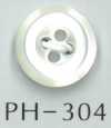 PH304 Cúc Vỏ Trai 4 Lỗ, Viền Chéo