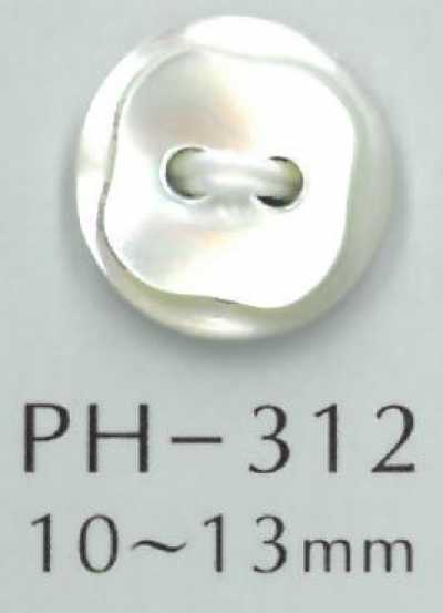 PH312 Cúc Vỏ Trai Cắt Hình Thoi 2 Lỗ