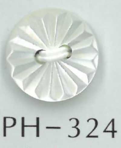 PH324 Cúc Vỏ Trai 2 Lỗ Khắc Họa Tiết Hình Học