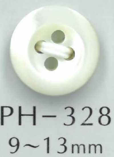PH328 Cúc Vỏ Trai 4 Lỗ Viền Tròn