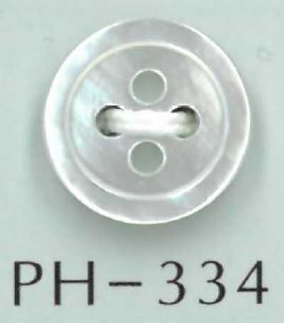PH334 Cúc Vỏ Trai 4 Lỗ Viền Phẳng