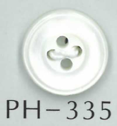 PH335 Cúc Vỏ Trai 4 Lỗ Viền Kép