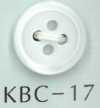 KBC-17 BIANCO SHELL 4 Lỗ 17 Cúc Vỏ Trai