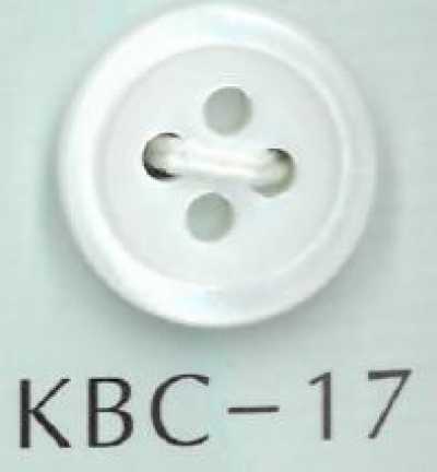 KBC-17 BIANCO SHELL Cúc Vỏ Trai 4 Lỗ Cỡ 17