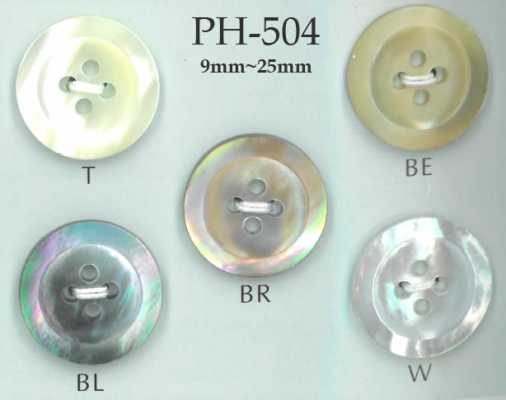 PH504 Cúc Vỏ Trai 4 Lỗ Viền Rộng