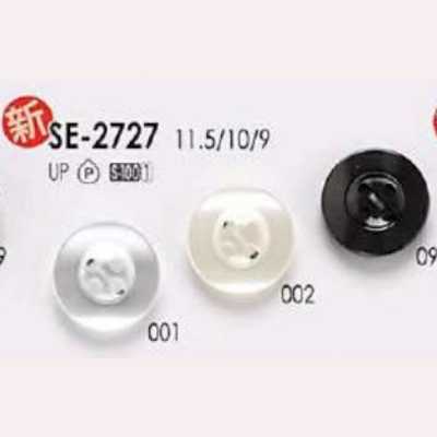 SE2727 Nút 4 Lỗ Mặt Bằng Nhựa Polyester Resin