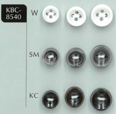 KBC-8540 Cúc Vỏ Trai Lõm Dày 4mm, 4 Lỗ