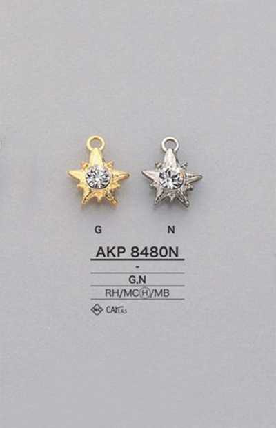 AKP8480N Đầu Kéo Dây Khóa Kéo Hình Ngôi Sao đính đá