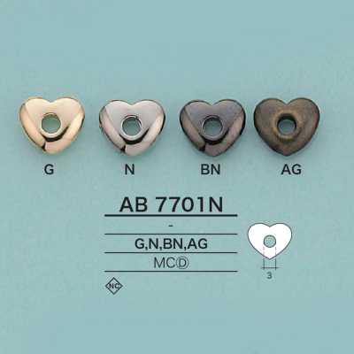 AB7701N Ống Bọc đầu Dây Hình Trái Tim (Mạ)