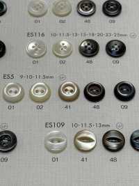 ES5 NÚT DAIYA Cúc Polyester Giống Vỏ Trai/sò/xà Cừ DAIYA BUTTON Ảnh phụ