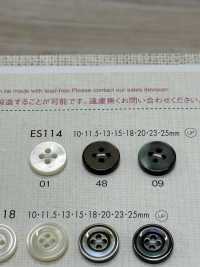 ES114 NÚT DAIYA Cúc Polyester Giống Vỏ Trai/sò/xà Cừ DAIYA BUTTON Ảnh phụ