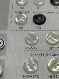 HDW17 NÚT DAIYA Chống Va đập HYPER DURABLE "" Cúc Polyester Giống Vỏ Trai/sò/xà Cừ Series "" DAIYA BUTTON Ảnh phụ