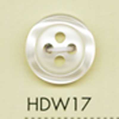HDW17 DAIYA BUTTONS Dòng HYPER DURABLE Chống Va đập, Cúc Polyester Giả Xà Cừ