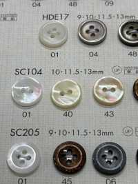 SC104 NÚT DAIYA Chống Va đập HYPER DURABLE "" Cúc Polyester Giống Vỏ Trai/sò/xà Cừ Series "" DAIYA BUTTON Ảnh phụ